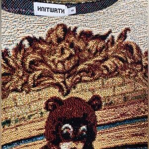 Rare Knitwrth Kanye College Dropout Sweater Size S